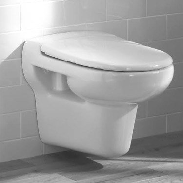 Odessa Wall Hung Pan with Toilet Seat - 210640 Large Image