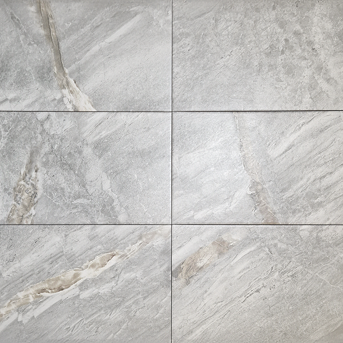 Odetta Grey Stone Effect Wall & Floor Tiles - 330 x 660mm