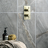Odetta Grey Stone Effect Wall & Floor Tiles - 330 x 660mm