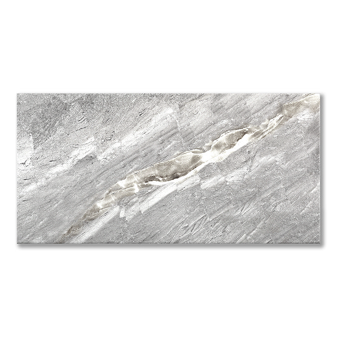 Odetta Grey Stone Effect Wall & Floor Tiles - 330 x 660mm