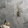 Odetta Grey Stone Effect Wall & Floor Tiles - 330 x 660mm