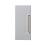 Odyssey Grey Wall Hung Cabinet with Brushed Brass Handle - 650mm