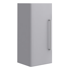 Odyssey Grey Wall Hung Cabinet with Chrome Handle - 650mm