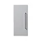 Odyssey Grey Wall Hung Cabinet with Matt Black Handle - 650mm