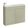 Odyssey Sage Combination Furniture Pack with Chrome Handle (Excludes Pan + Cistern)