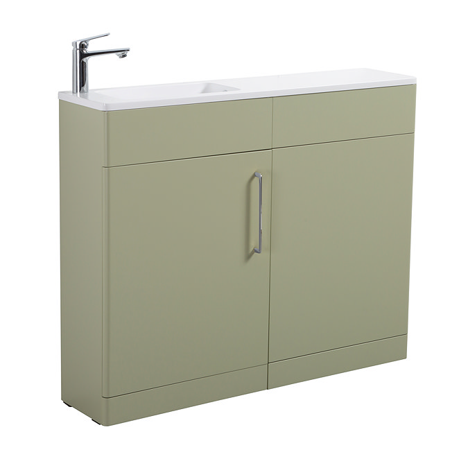 Odyssey Sage Combination Vanity and WC Unit with Chrome Handle and Flush