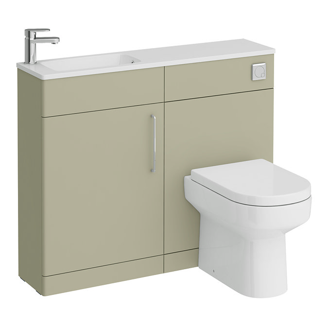 Odyssey Sage Combination Vanity and WC Unit with Chrome Handle and Flush