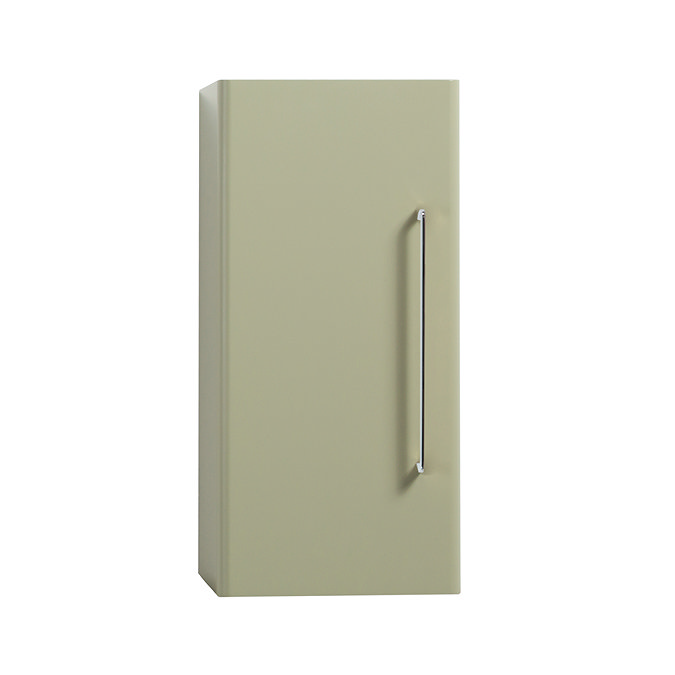 Odyssey 650mm Wall-Hung Cabinet in Sage Green with Chrome Handle