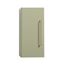 Odyssey 650mm Wall-Hung Cabinet in Sage Green with Chrome Handle