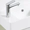 Odyssey Sage Wall Hung Cloakroom Vanity Unit - 450mm Wide with Chrome Handle (Left Hand Option)