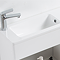 Odyssey White Combination Furniture Pack with Matt Black Handle (Excludes Pan + Cistern)