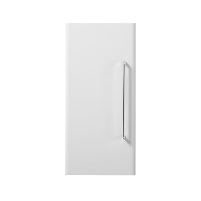 Odyssey White Wall Hung Cabinet with Chrome Handle - 650mm