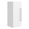 Odyssey White Wall Hung Cabinet with Chrome Handle - 650mm