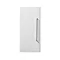 Odyssey White Wall Hung Cabinet with Matt Black Handle - 650mm
