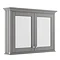 Old London 1050mm Mirror Cabinet - Storm Grey - LON217 Large Image