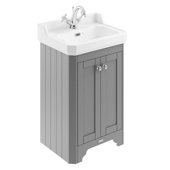 Old London 560mm Cabinet & Basin - Storm Grey Large Image