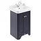 Old London 560mm Cabinet & Basin - Twilight Blue Large Image