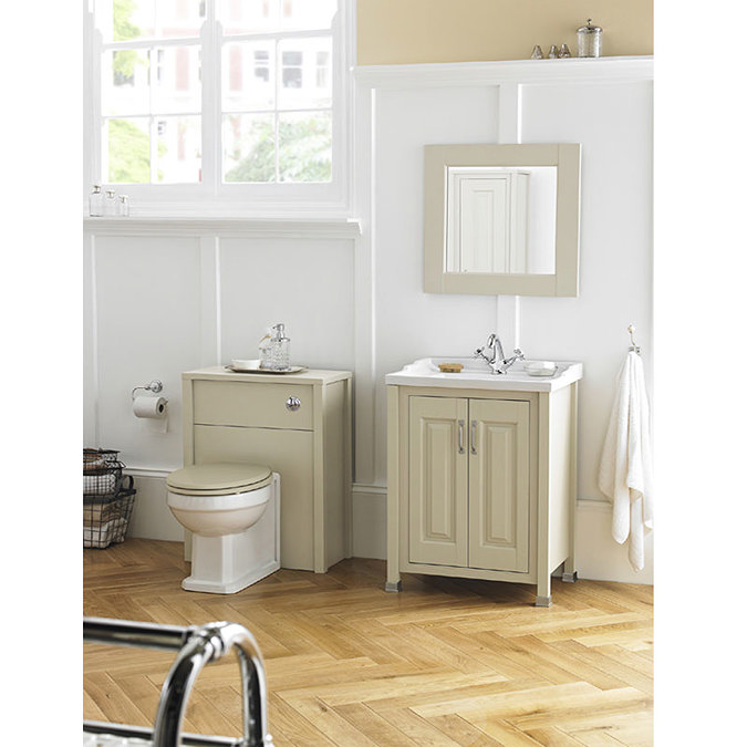 Old London - 600 Traditional 2-Door Basin & Cabinet - Ivory - LDF303 Feature Large Image