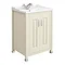 Old London - 600 Traditional 2-Door Basin & Cabinet - Ivory - LDF303 Large Image