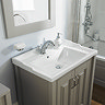 Old London - 600 Traditional 2-Door Basin & Cabinet - Natural Walnut - LDF503 Profile Large Image