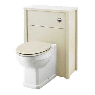 Old London - 600 Back to wall WC Unit - Ivory - NLV343 Profile Large Image