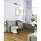 Old London - 600 Back to wall WC Unit - Stone Grey - NLV443 Feature Large Image
