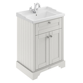 Old London 600mm 2-Door Cabinet & Basin - Timeless Sand Large Image