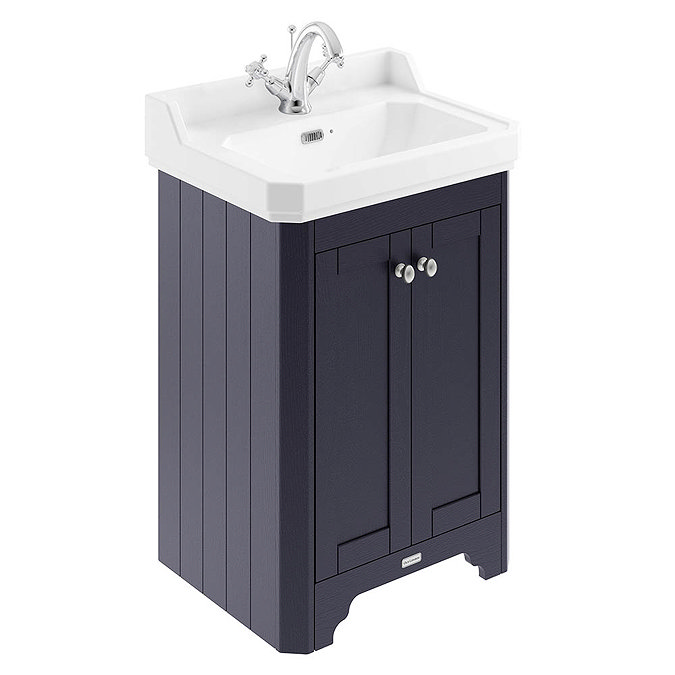 Old London 600mm Cabinet & Basin - Twilight Blue Large Image