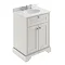 Old London 600mm Cabinet & 3TH Single Bowl Grey Marble Top - Timeless Sand - LOF426 Large Image