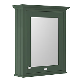 Old London 600mm Mirror Cabinet - Hunter Green - LON814 Large Image