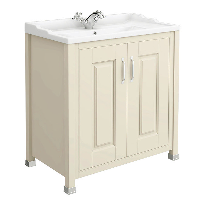 Old London - 800 Traditional 2-Door Basin & Cabinet - Ivory - LDF305 Large Image