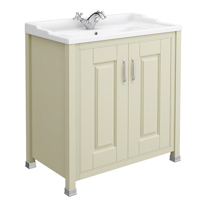 Old London - 800 Traditional 2-Door Basin & Cabinet - Pistachio - LDF205 Large Image