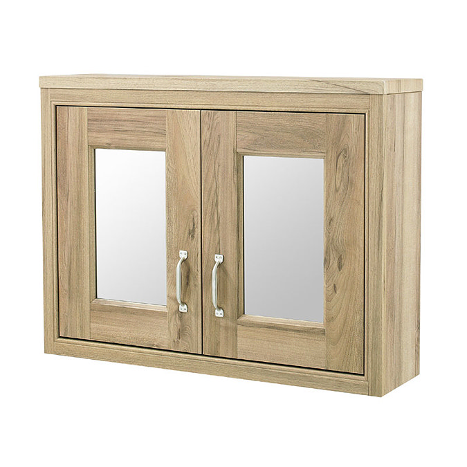 Old London - 800 Mirror Cabinet - Natural Walnut - NLV515 Large Image