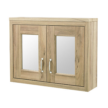 Old London - 800 Mirror Cabinet - Natural Walnut - NLV515 Profile Large Image