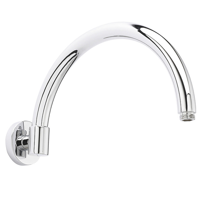 Old London - Chrome Curved Wall Mounted Shower Arm - LDS007 Large Image