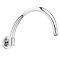 Old London - Chrome Curved Wall Mounted Shower Arm - LDS007 Large Image