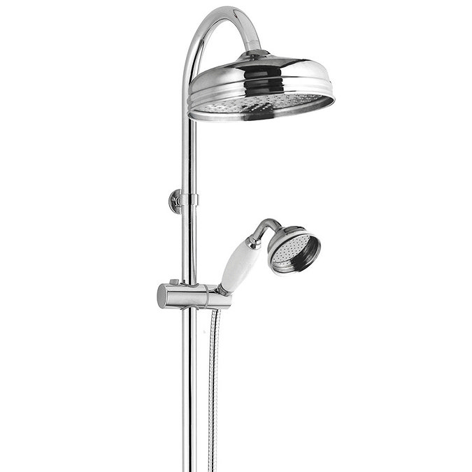 Old London - Chrome Traditional Riser Kit with Concealed Outlet Elbow - LDS008 Profile Large Image