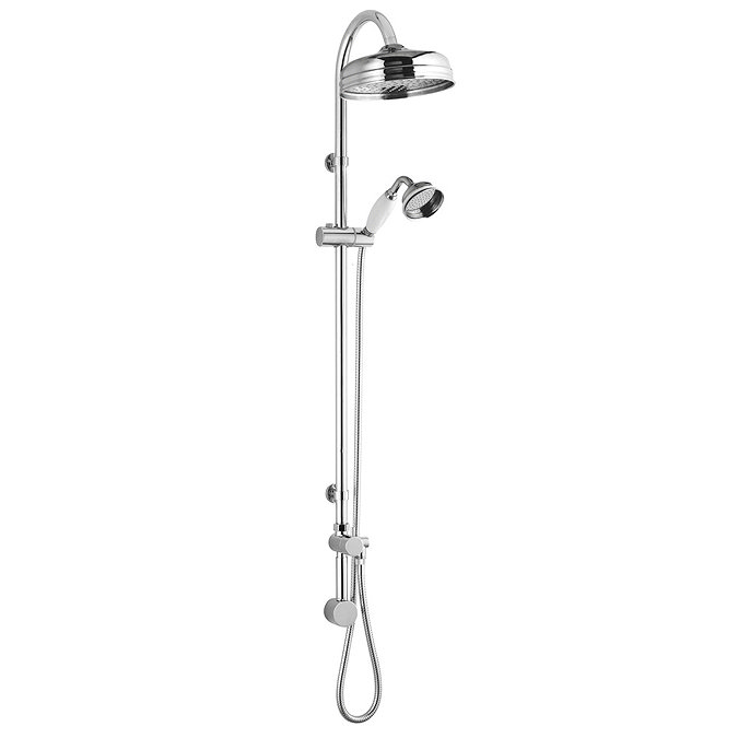 Old London - Chrome Traditional Riser Kit with Concealed Outlet Elbow - LDS008 Large Image