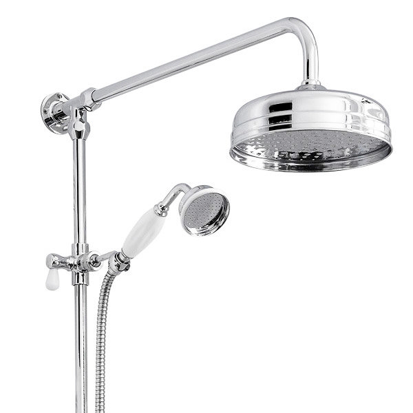 Old London - Chrome Traditional Triple Exposed Valve With Spout - LDNV15 Profile Large Image