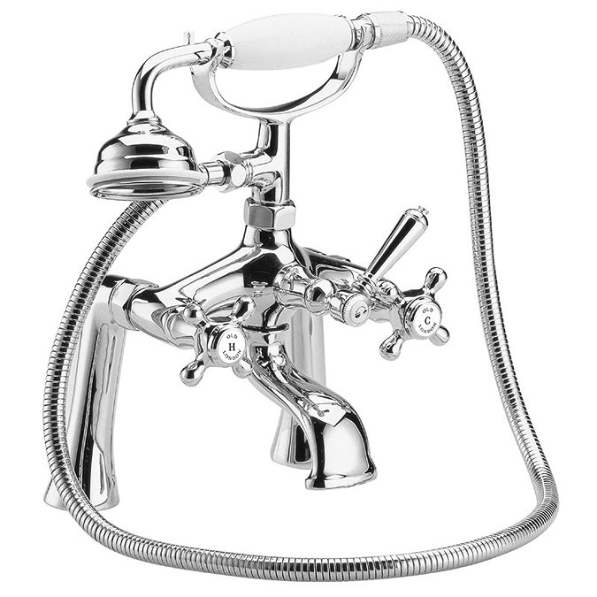 Old London - Chrome Victorian Bath Shower Mixer - LDN304 Profile Large Image