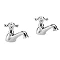 Old London - Chrome Victorian Bath Taps - LDN302 Profile Large Image