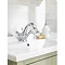 Old London - Chrome Victorian Mono Basin Mixer with Pop-Up Waste - LDN305 Feature Large Image