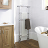 Old London - Chrome & White Tilbury Radiator - 1500 x 575mm - LDR008 Profile Large Image