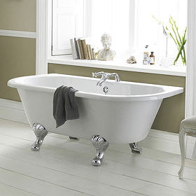 Old London Kenton 1690 x 745 'D' Shaped Back To Wall Bath