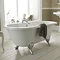 Old London - Kingsbury 1490 x 745 Double Ended Freestanding Bath with Chrome Leg Set Feature Large I