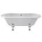 Old London - Kingsbury 1490 x 745 Double Ended Freestanding Bath with Pride Leg Set Large Image