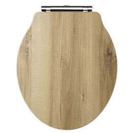 Old London - Natural Walnut Soft Close Toilet Seat (For Chancery Toilets) - NLS598 Medium Image