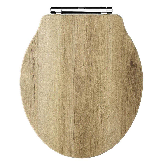 Old London - Natural Walnut Soft Close Toilet Seat (For Chancery Toilets) - NLS598 Large Image