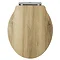 Old London - Natural Walnut Soft Close Toilet Seat (For Chancery Toilets) - NLS598 Large Image