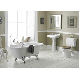 Old London Richmond Close Coupled Bathroom Suite with Double Ended Bath Medium Image